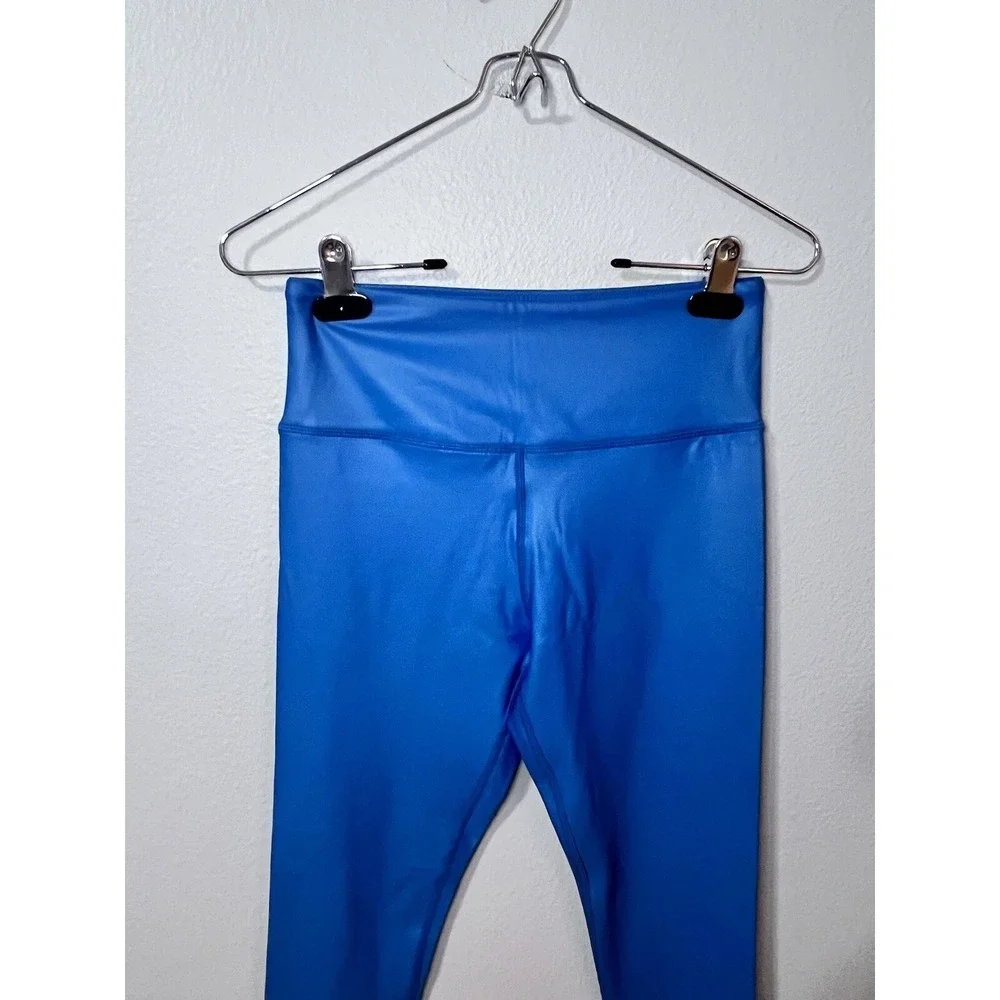 Zyia Active Ocean Metallic Light N Tight Hi Rise Leggings 7/8 Size 6-8‎ NWT